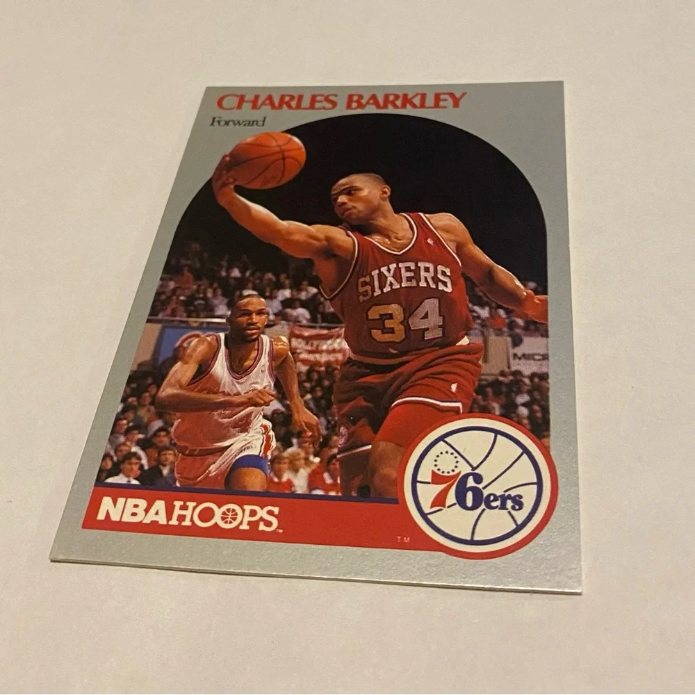 Charles Barkley 1990 NBA Hoops Basketball Card Vintage collectible